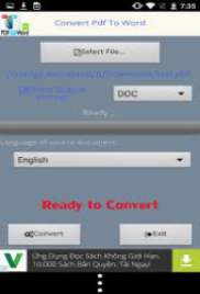 Convert PDF to Word 3